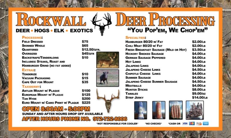 rockwall deer processing rockwall rockwall deer processing rockwall
